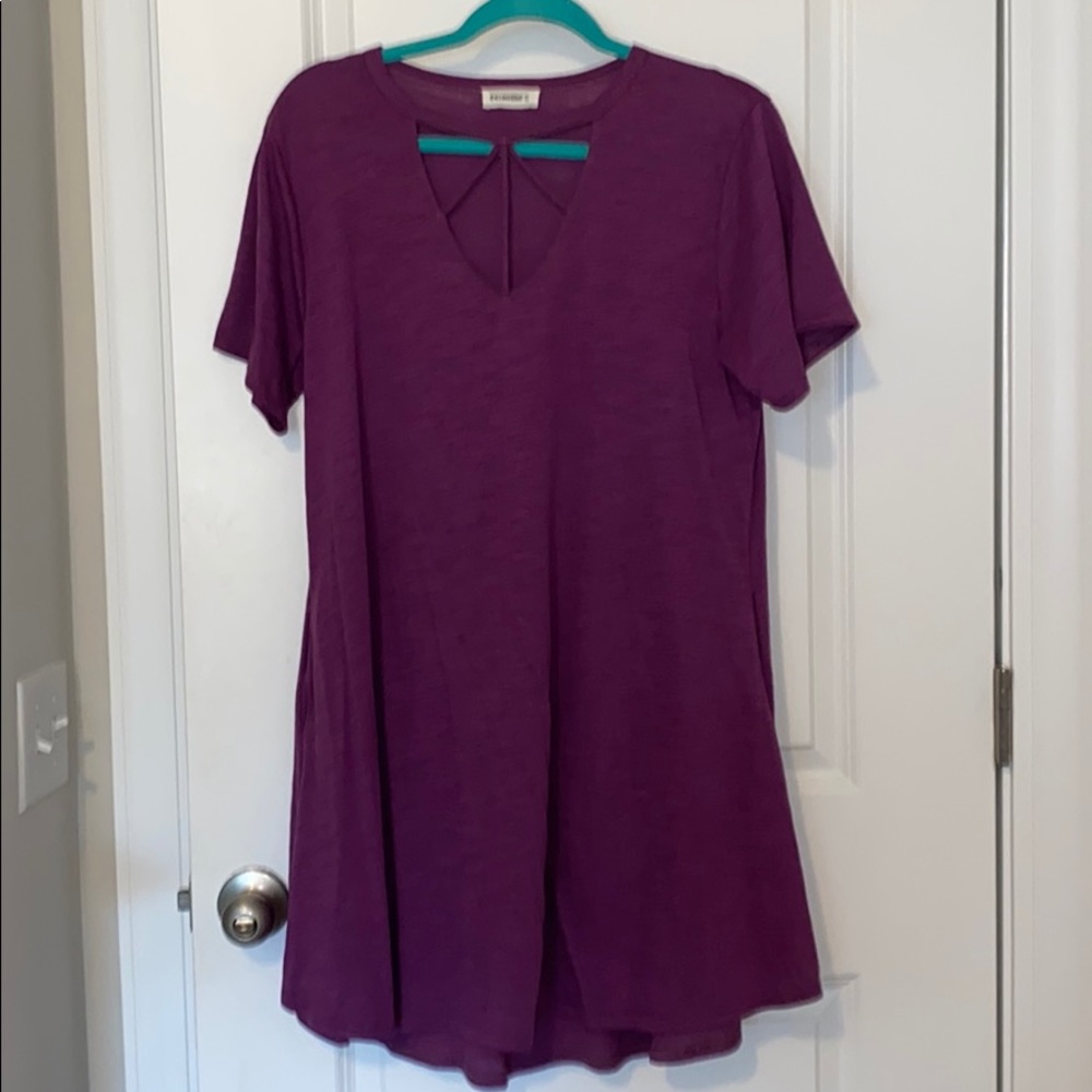 Purple dress